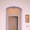Interior Arch with keystone cap and fluted colonettes on sides