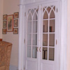Gothic-Colonial Revival French Doors installed by Hyer Family 1930s