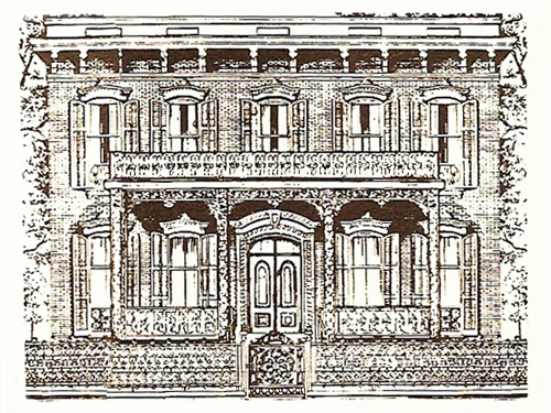 Example of Federal Style House with Italianate Detailing